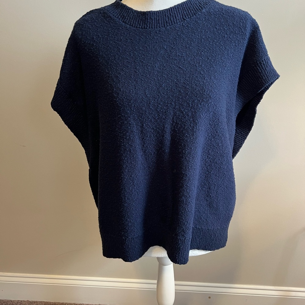 LOFT Dark Blue Knit Top